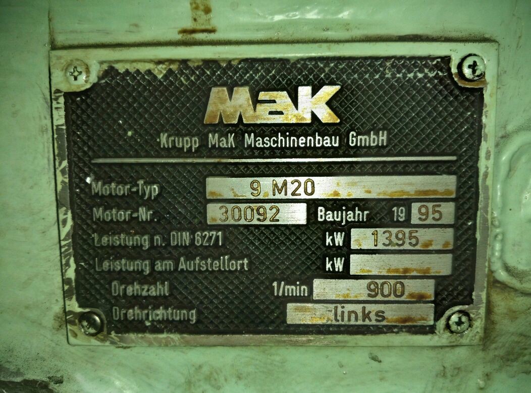 MAK 6M20 -  MAK 8M20 - MAK 9M20 ENGINE & SPARE PARTS